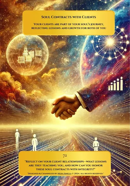 Soul Contracts with Clients, Akashic Healing Oracle Deck
