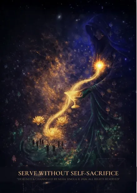 Serve Without Self-Erasure, Divine Feminine Mahakali Akashic Oracle