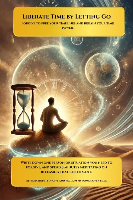 Liberate Time by Letting Go, Time Healing Oracle Cards