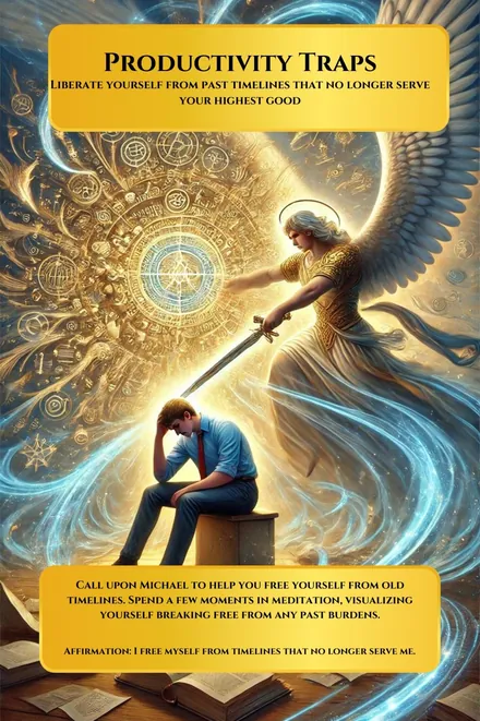 Productivity Traps, Time Healing Oracle Cards