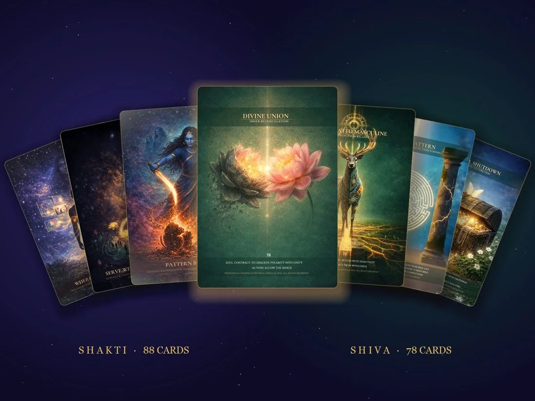 Divine Union Collection with Shakti and Shiva cards