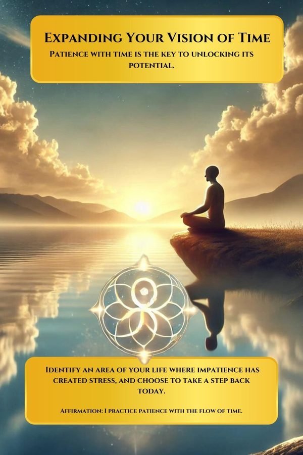 Time Healing Oracle card vision time